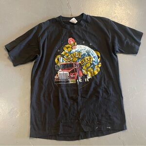 Vintage Kenworth Trucks Trucker Worlds Best Shirt Black 1980s Holoubek Men’s L